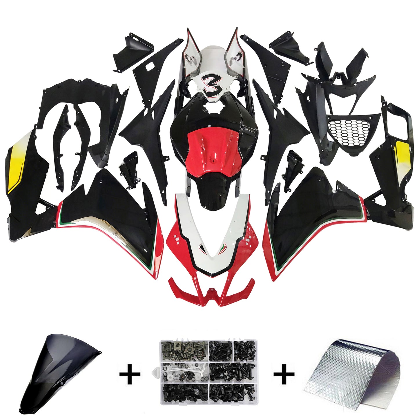 2012-2016 Aprilia RS4 125/50 Amotopart Injection Fairing Kit Bodywork #106