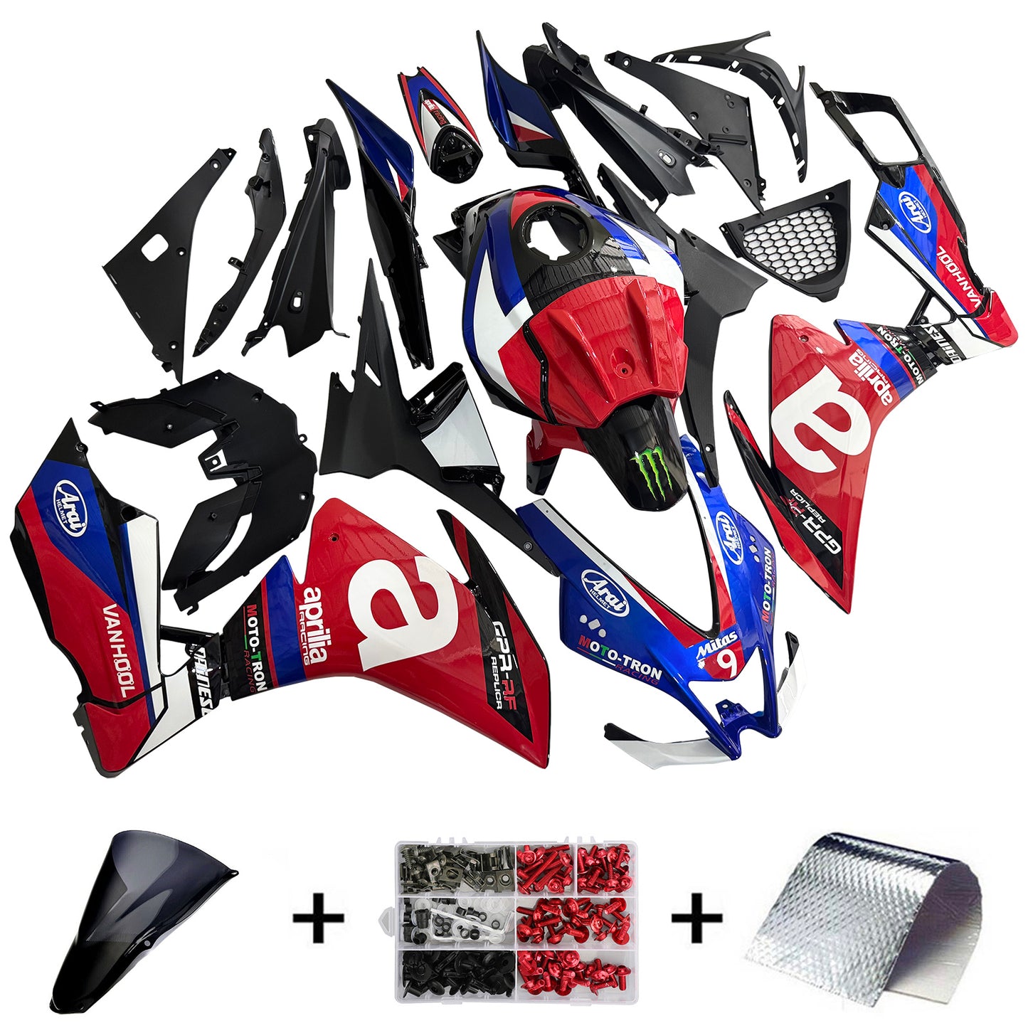 2012-2016 Aprilia RS4 125 50 Injection Fairing Kit Bodywork