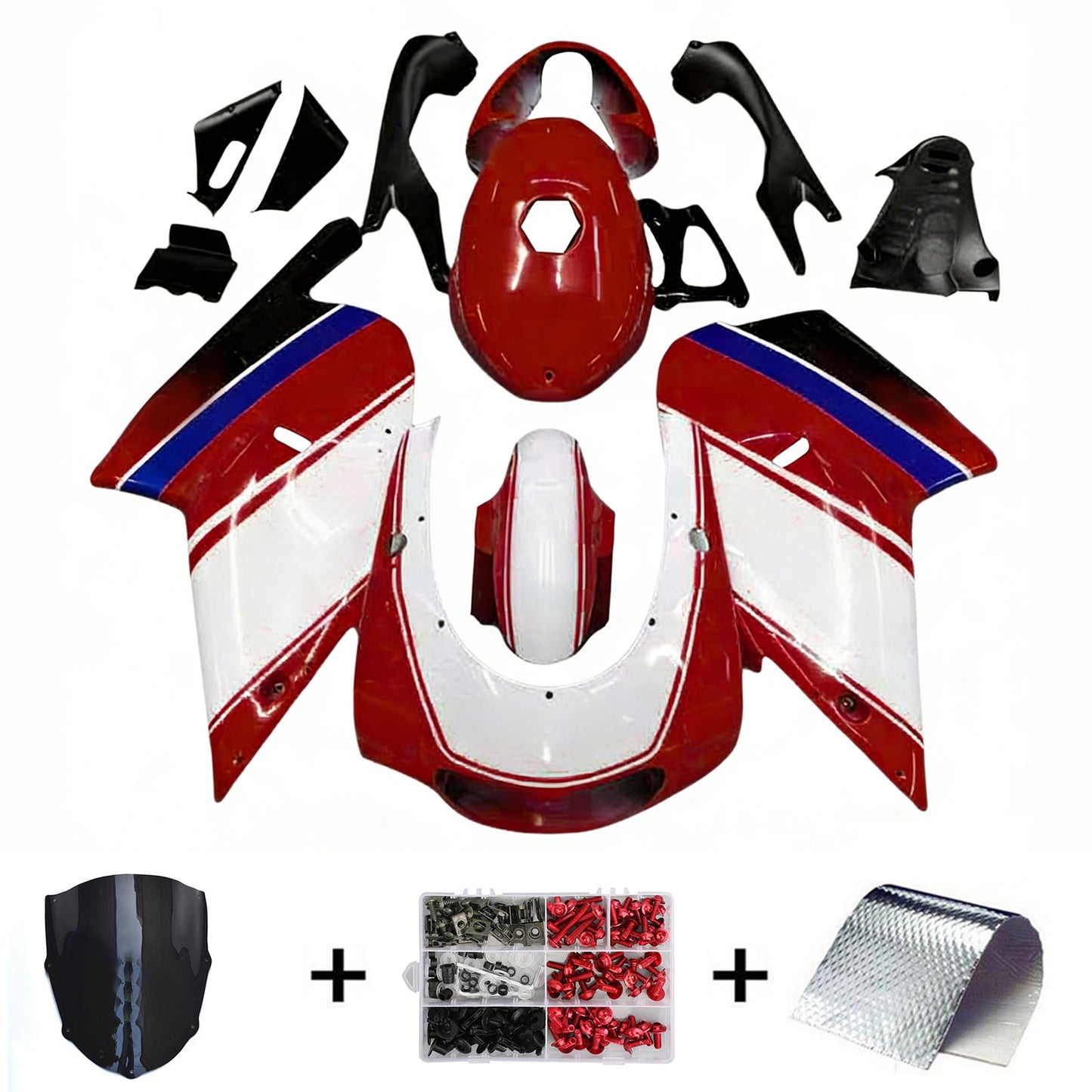 2000-2005 Aprilia RS125 Amotopart Injection Fairing Kit Bodywork Plastic ABS #109