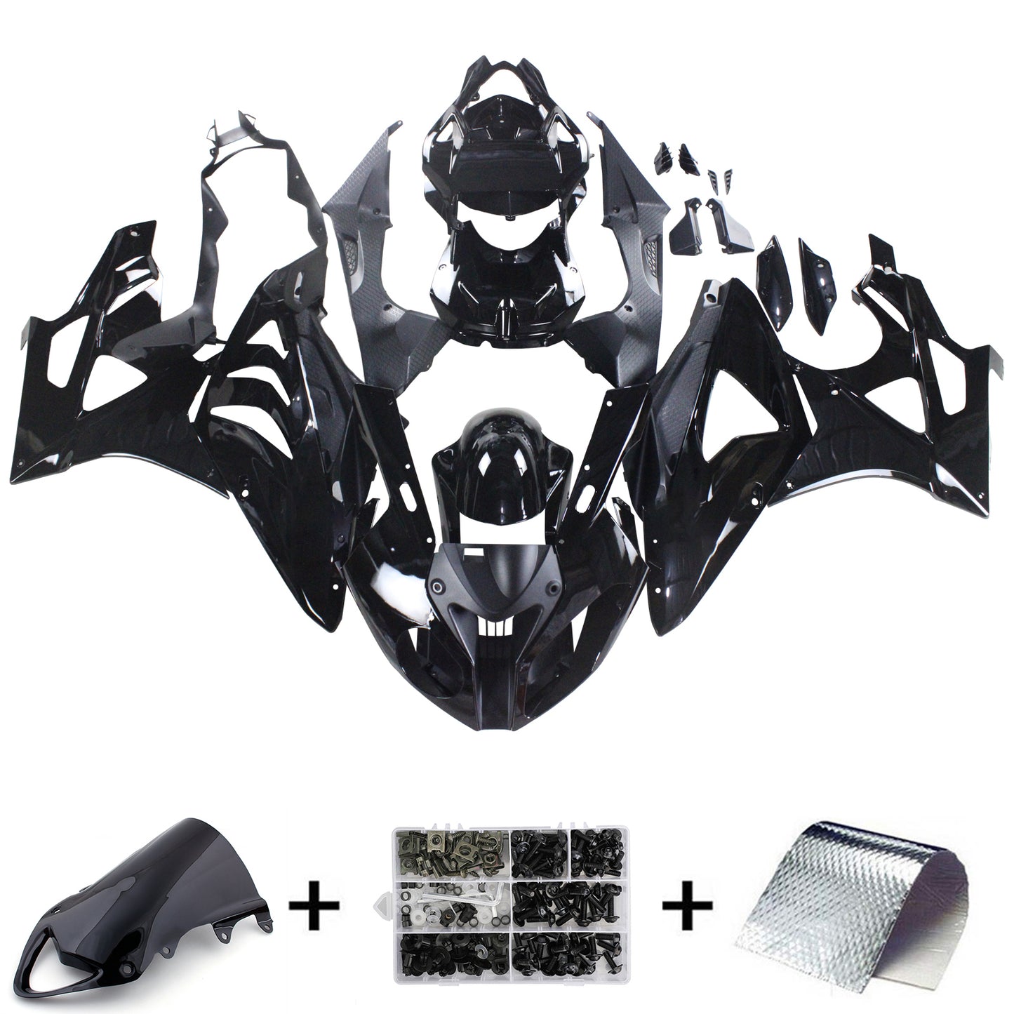 2009-2014 BMW S1000RR Injection Fairing Kit Bodywork Plastic ABS #14