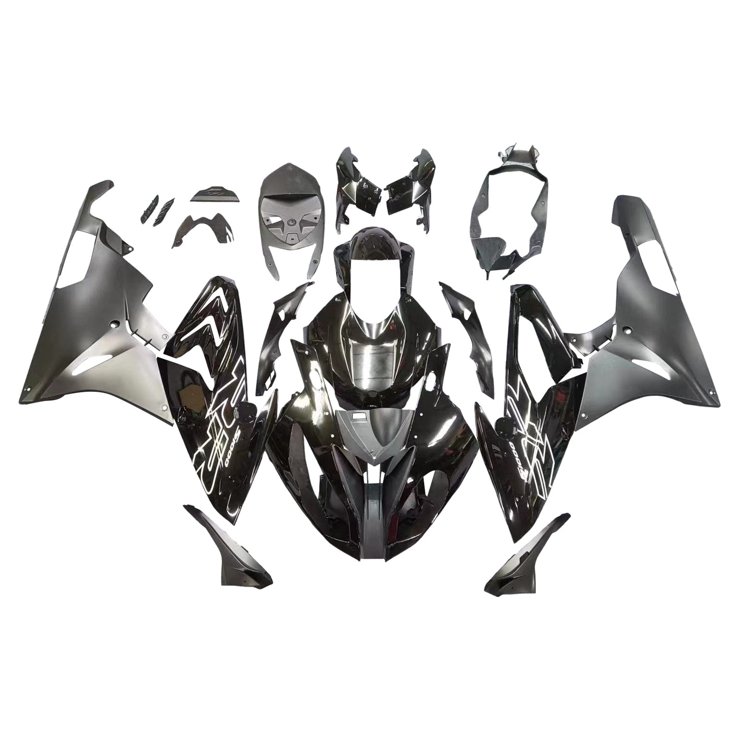 2015-2016 BMW S1000RR Amotopart Fairing Kit Bodywork Black Plastic ABS For