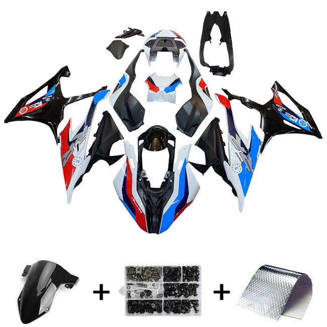 2019-2022 BMW S1000RR Amotopart Injection Fairing Kit Bodywork Plastic ABS #117