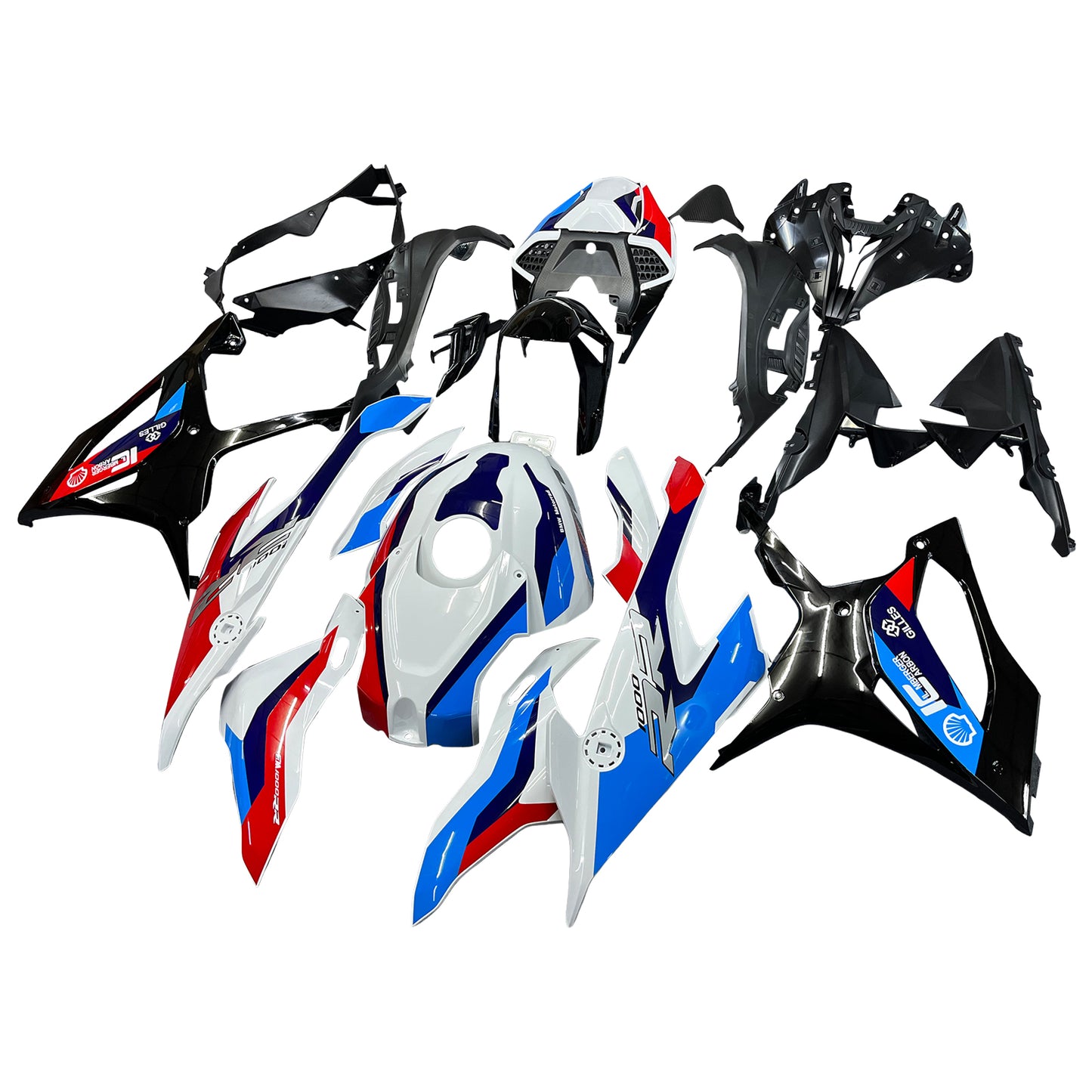 2019-2022 BMW S1000RR Amotopart Injection Fairing Kit Bodywork Plastic ABS #119