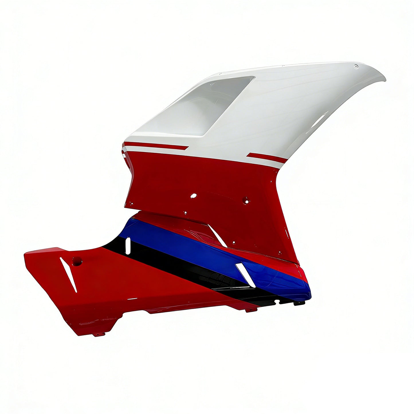 2007-2012 Ducati 1098 1198 848 White & Red Xerox Fairings Generic