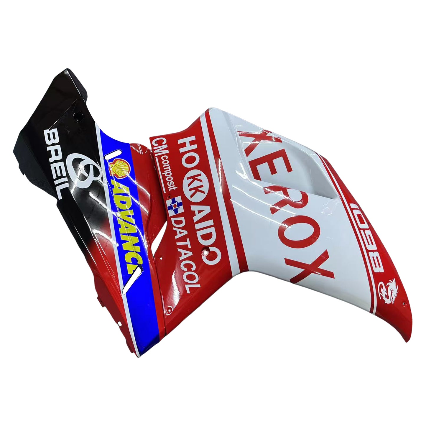2007-2012 Fairings Ducati 1098 1198 848 Red & White Xerox Racing Generic