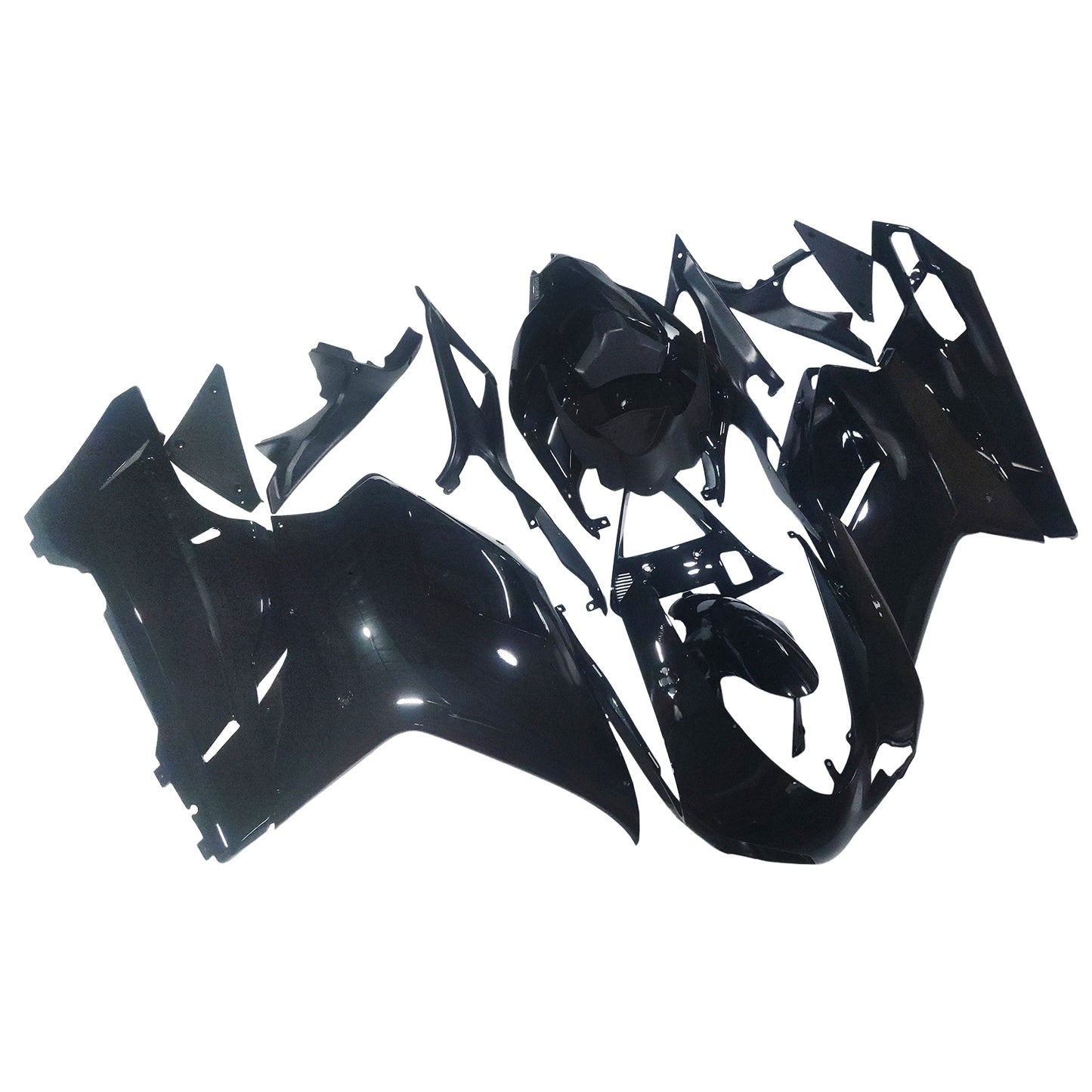 2007-2012 Fairings for Ducati 1098 1198 848 Black 1198 Racing Generic