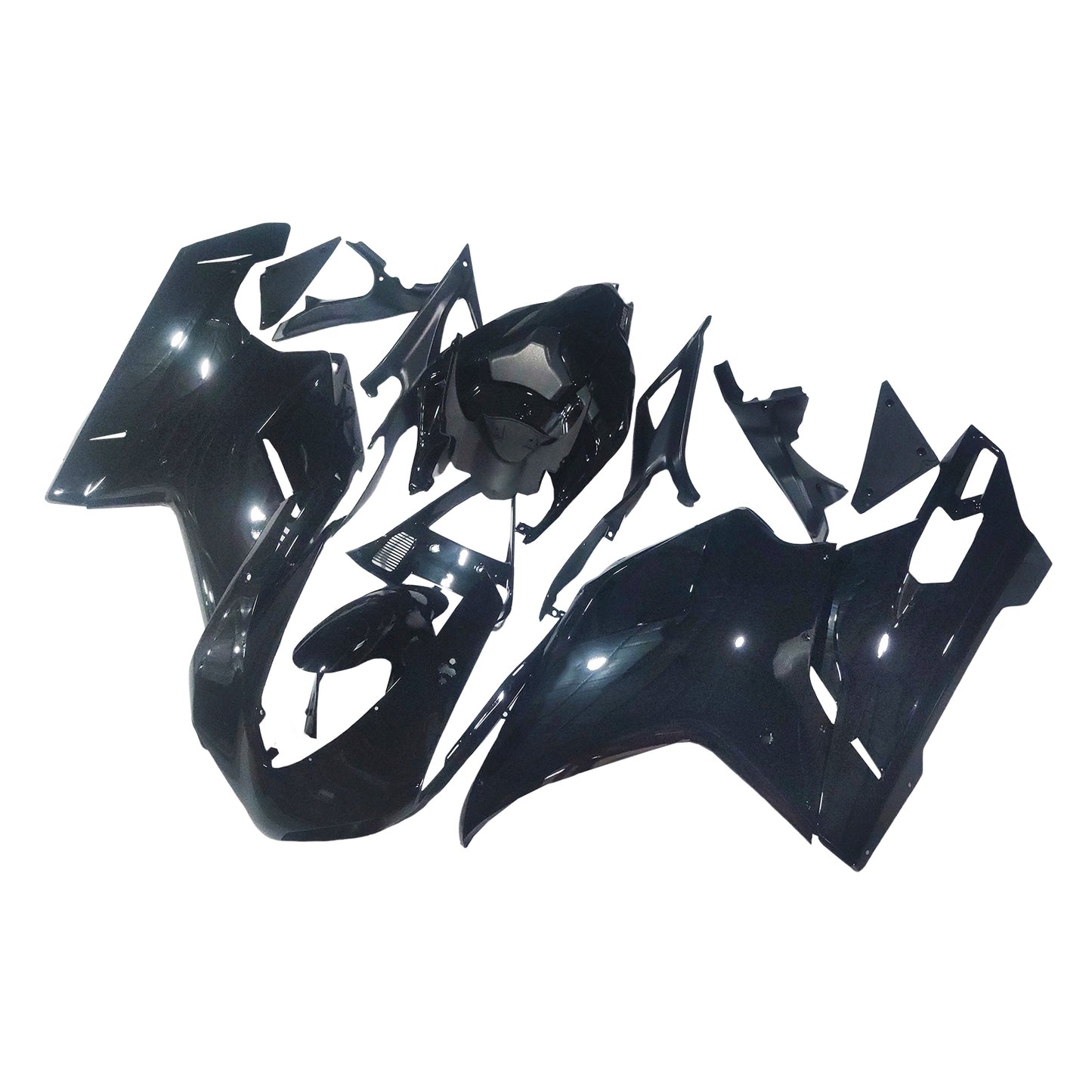 2007-2012 Fairings for Ducati 1098 1198 848 Black 1198 Racing Generic