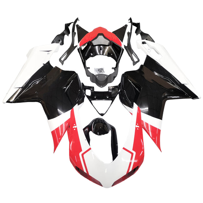 2007-2012 Ducati 1098 1198 848 Red Black Fairings Generic