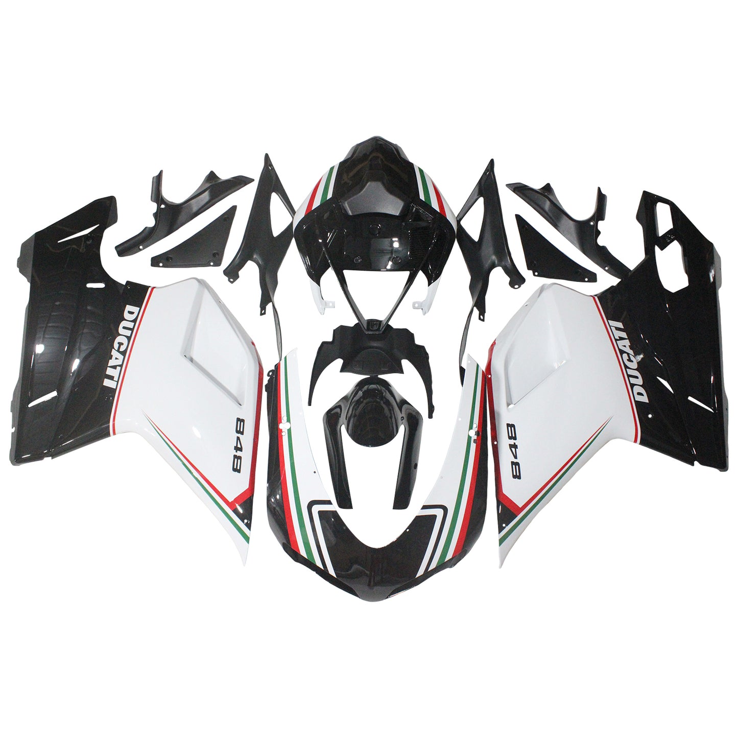 2007-2011 Ducati 1098 1198 848 ABS Fairing Kit Bodywork #101