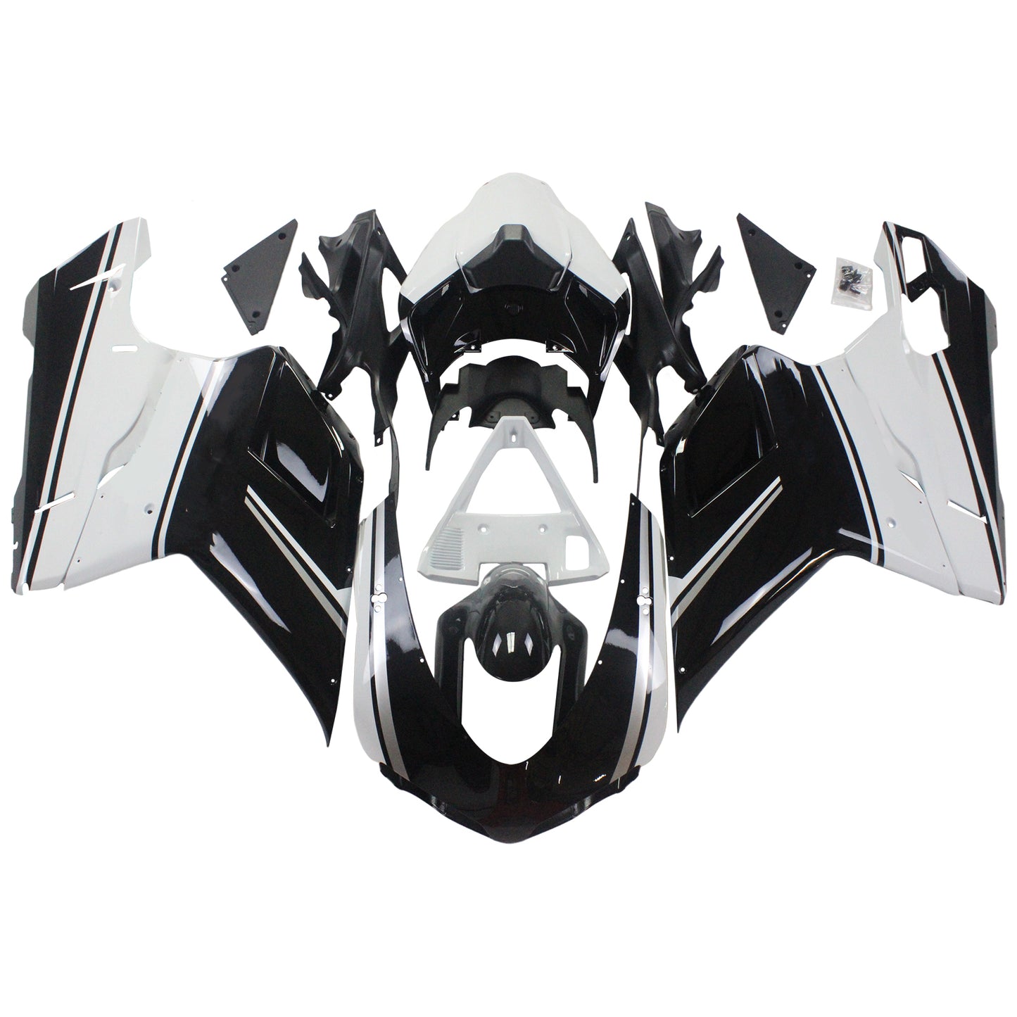2007-2011 Ducati 1098 1198 848 ABS Fairing Kit Bodywork #102