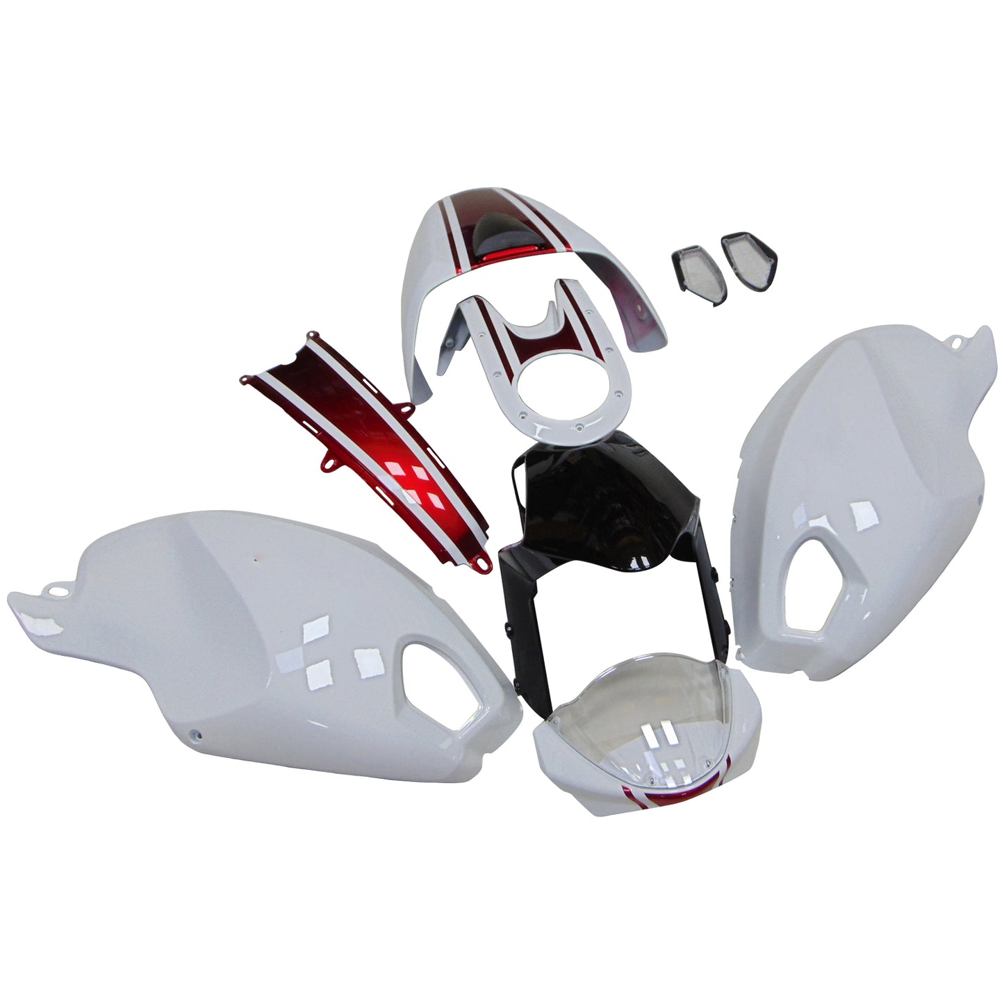 696 796 1100 S EVO all years Ducati Monster Injection Fairing Kit Bodywork #106 Amotopart