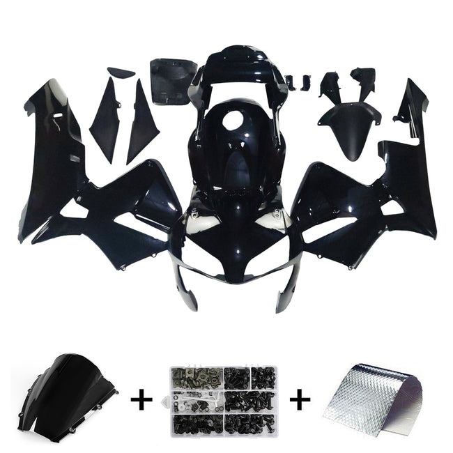 2003-2004 Honda CBR 600 RR Amotopart Fairings Black Honda Racing Customs Fairing