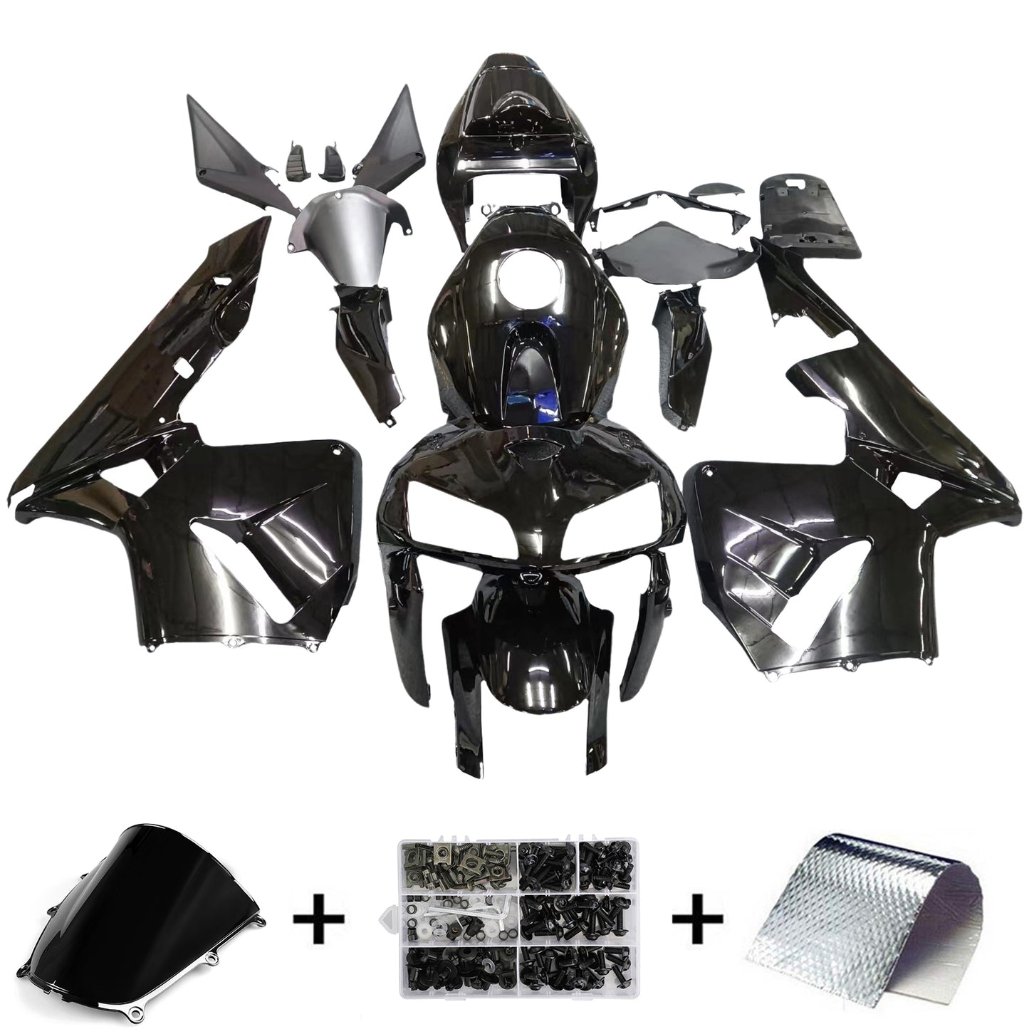 2005-2006 Honda CBR600RR Injection Fairing Kit Bodywork Plastic ABS #21