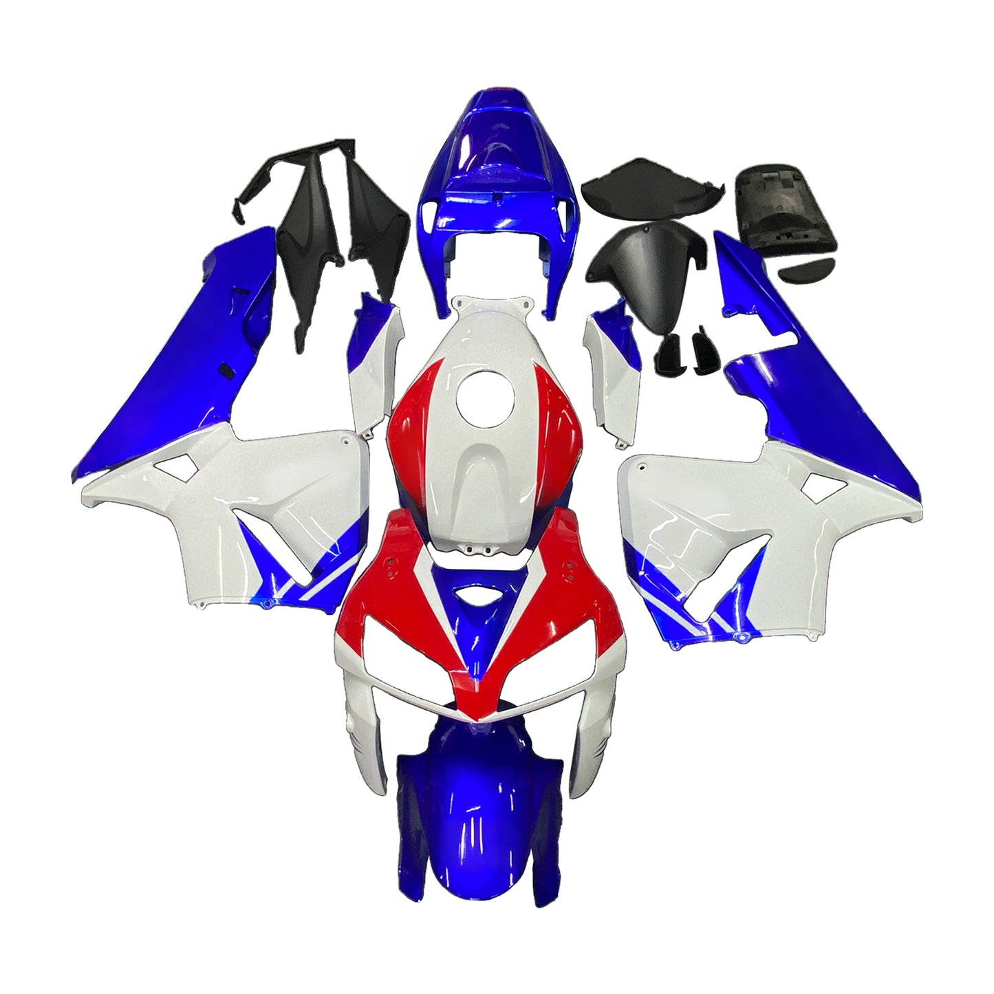 2005-2006 Honda CBR 600 RR Amotopart Fairings Red White Blue HRC Racing Customs Fairing