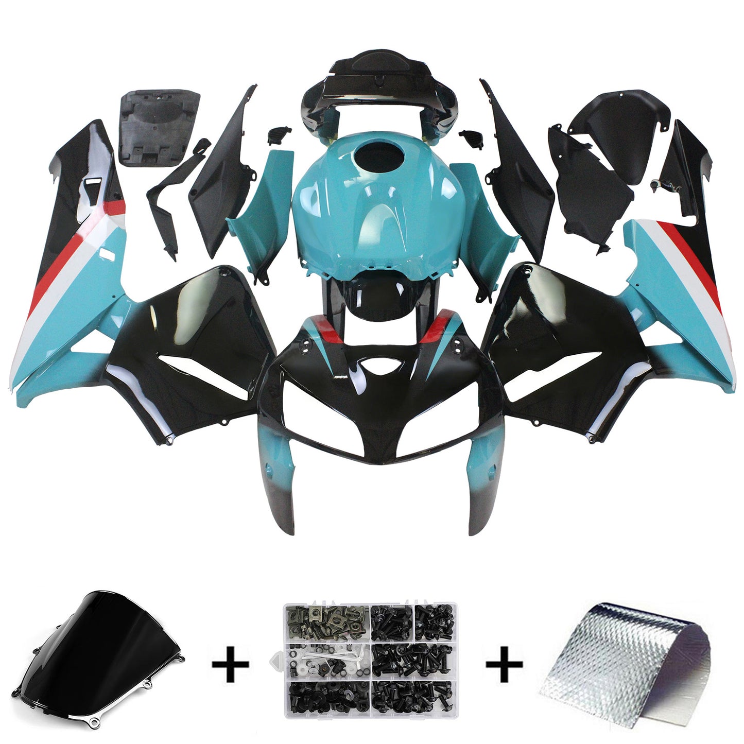 2005-2006 Honda CBR600RR F5 Injection Fairing Kit Bodywork Plastic ABS#236