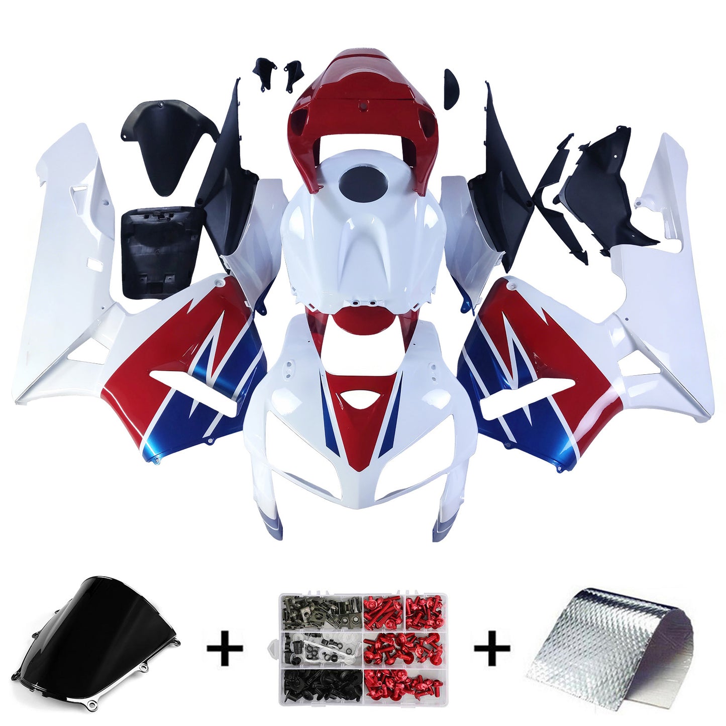 2005-2006 Honda CBR600RR F5 Injection Fairing Kit Bodywork Plastic ABS#252