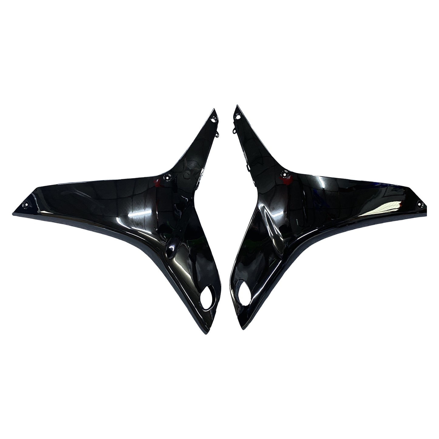 2007-2008 Honda CBR 600 RR Amotopart Fairings Black & White CBR Racing Customs Fairing