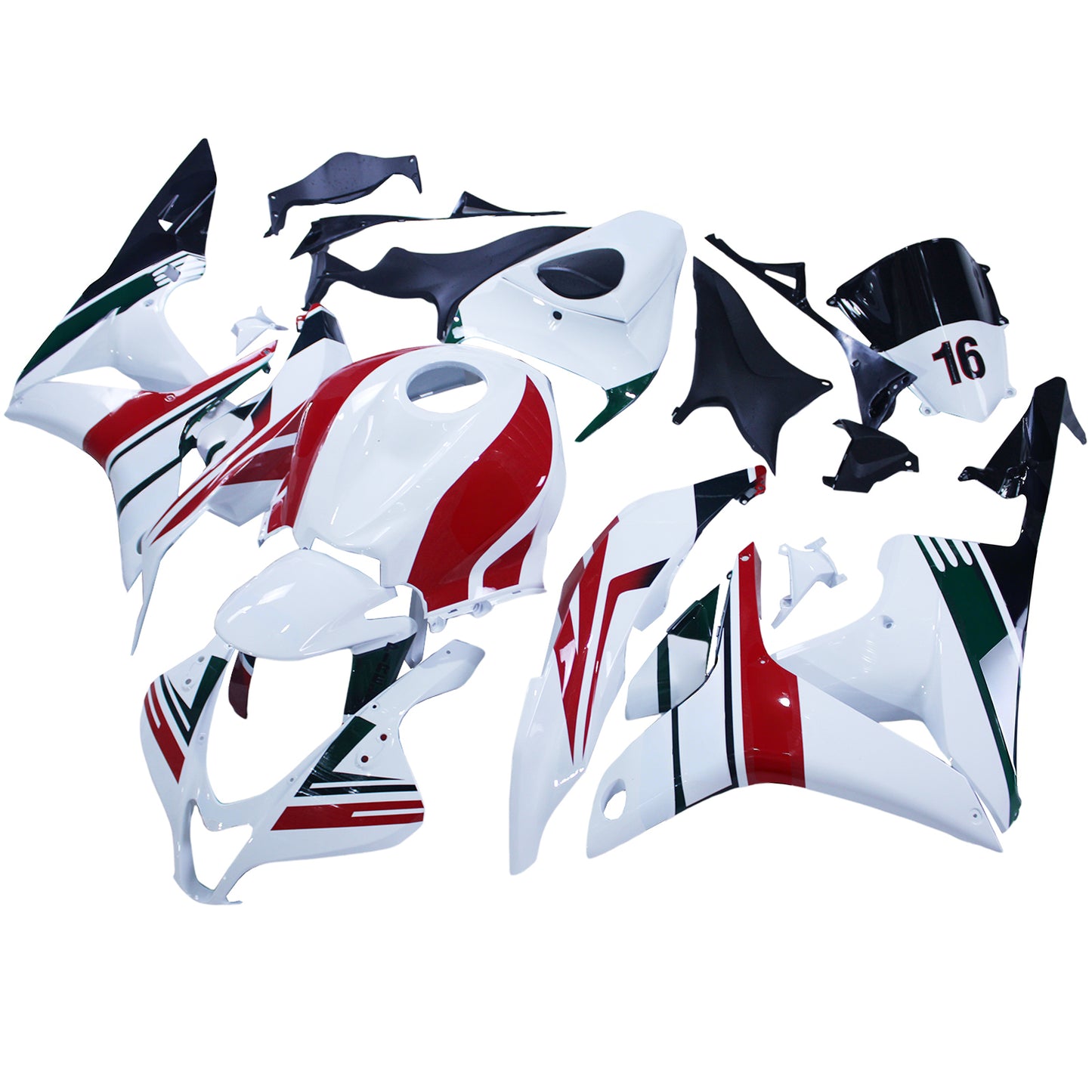 2007-2008 Honda CBR600RR F5 Injection Fairing Kit Bodywork Plastic ABS#197