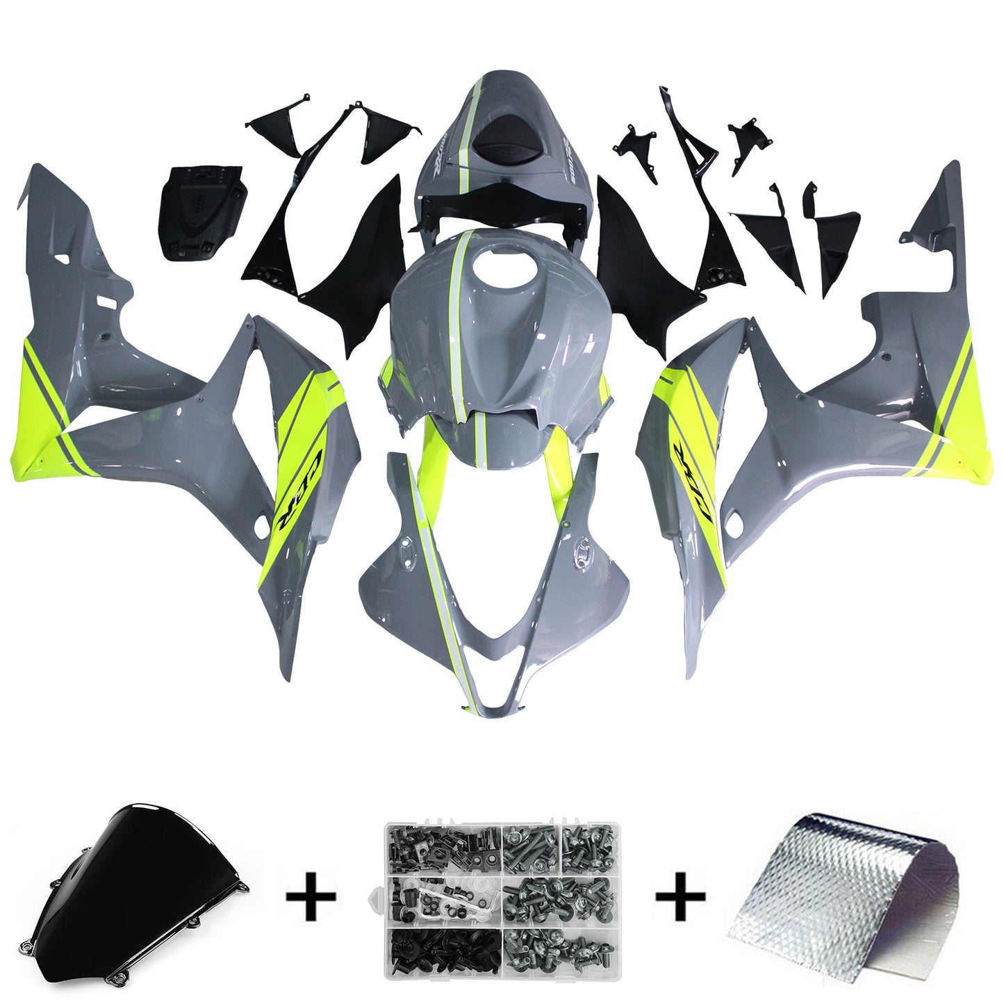 2007-2008 Honda CBR600RR F5 Injection Fairing Kit Bodywork Plastic ABS#200