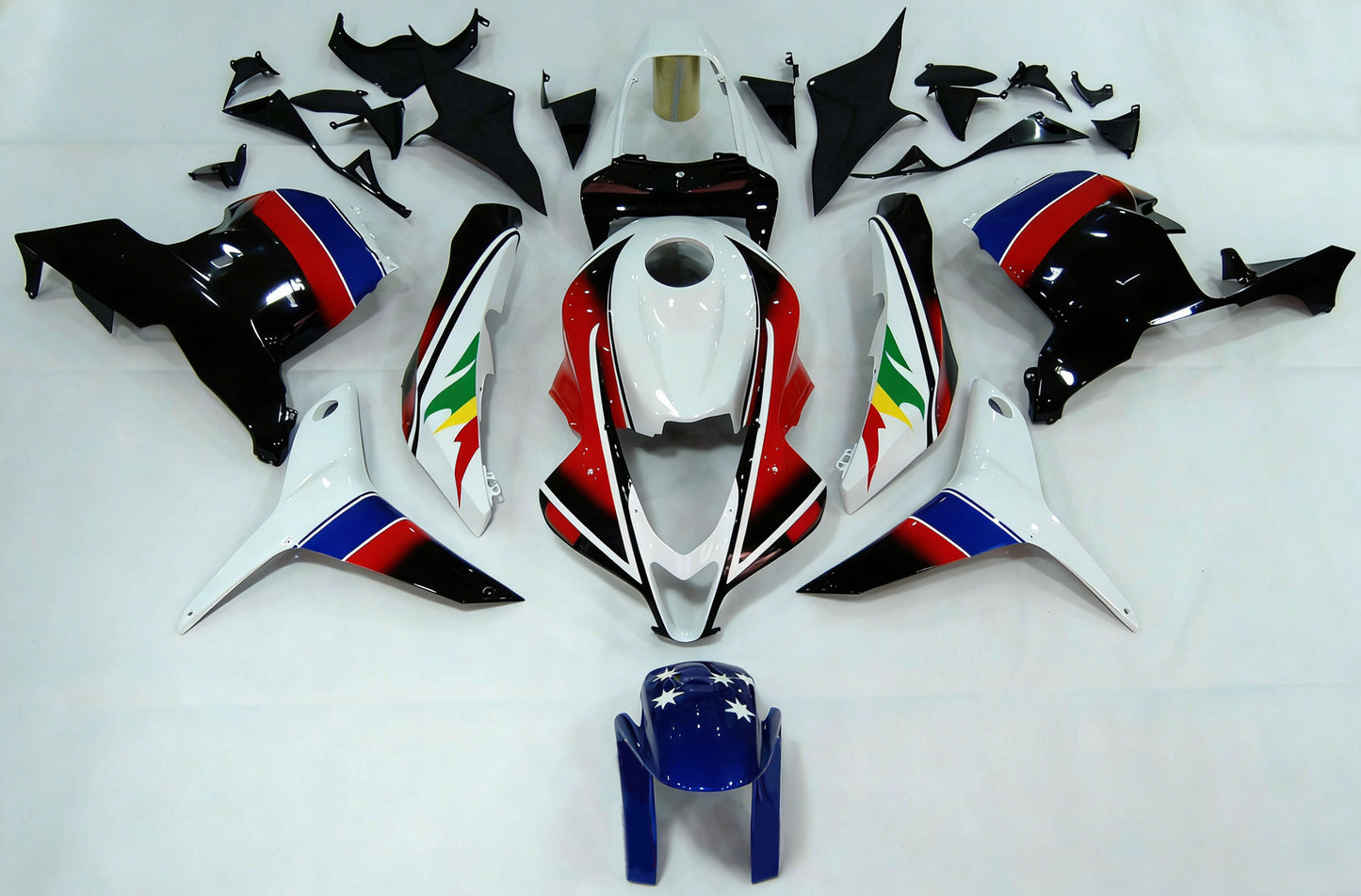 2009-2012 Honda CBR 600 RR Amotopart Fairings Multi-Color Eurobet Racing Customs Fairing