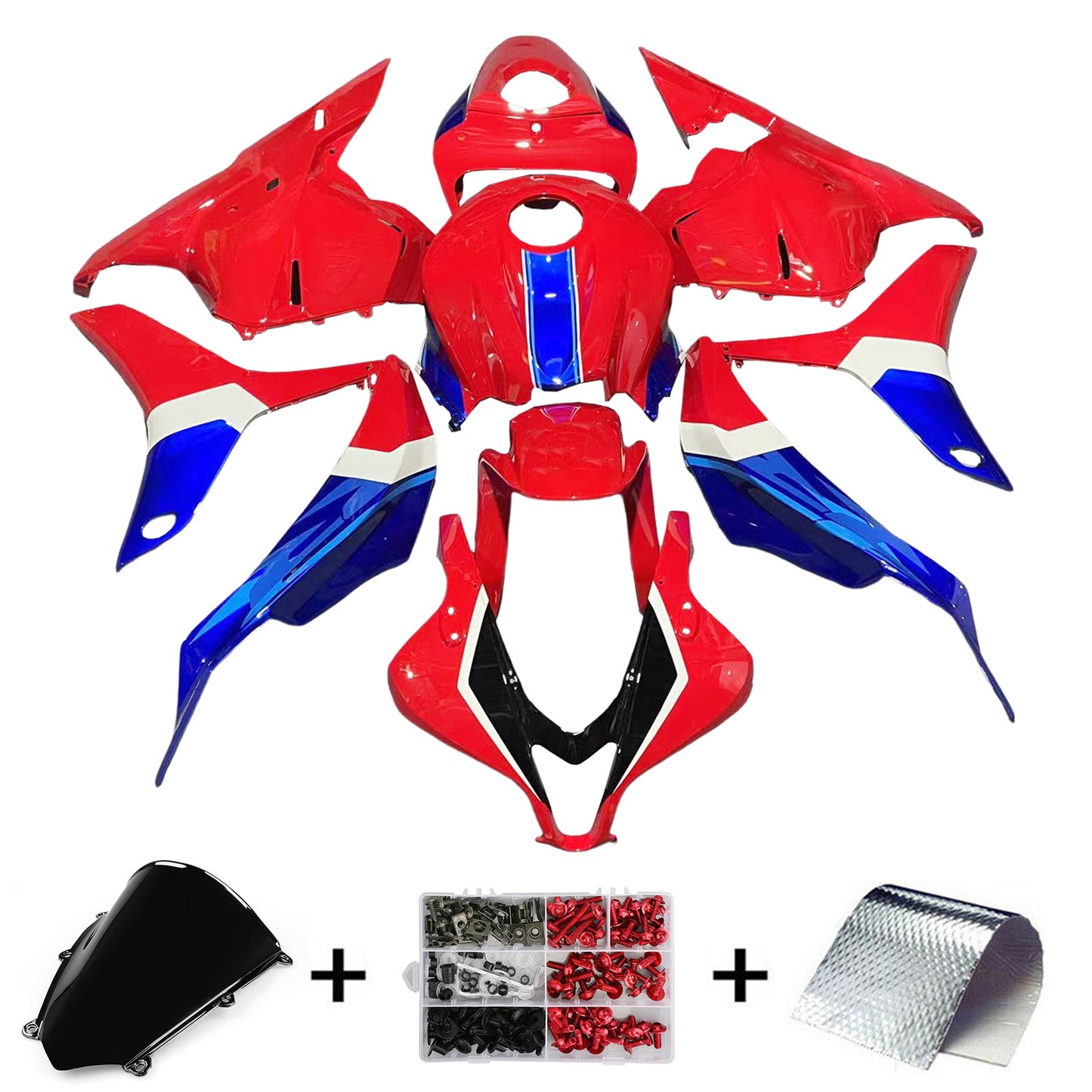 2009-2012 Honda CBR600RR F5 Injection Fairing Kit Bodywork Plastic ABS#182