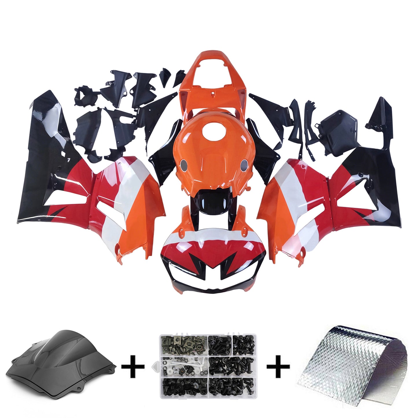 2013-2021 Honda CBR600RR Amotopart Injection Fairing Kit Bodywork Plastic ABS