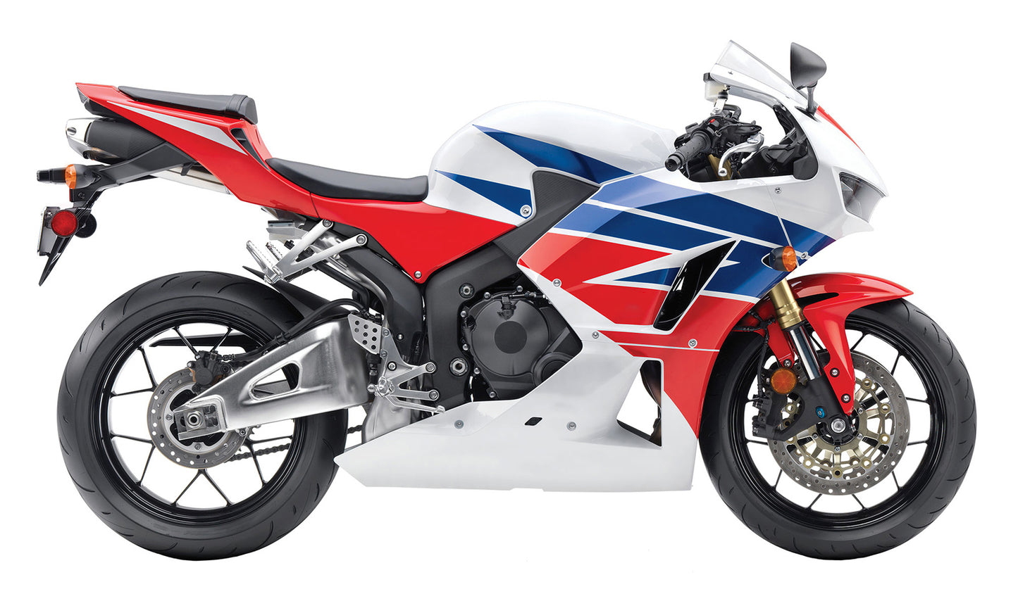 2013-2021 Honda CBR600RR HRC White Red Blue Racing Amotopart Fairings