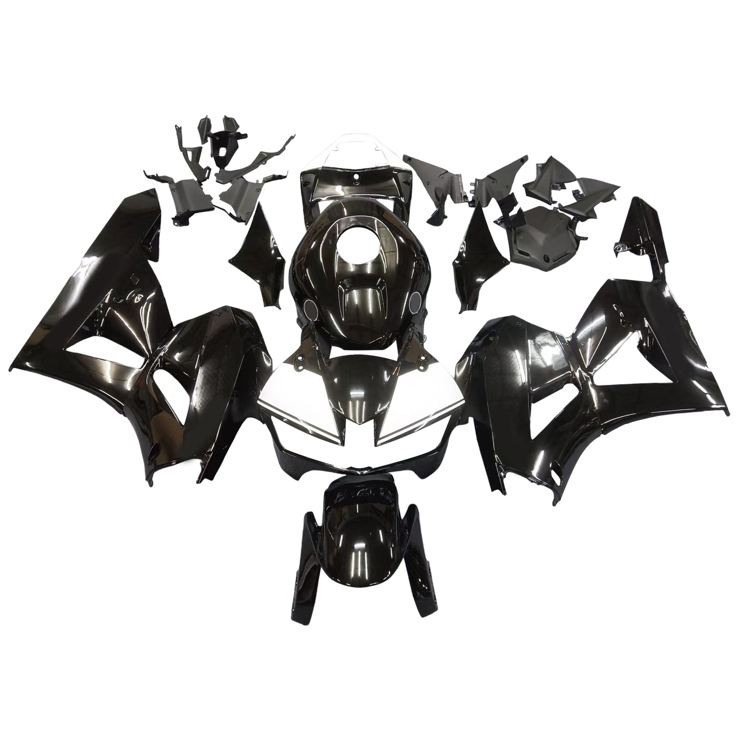 2013-2021 Honda CBR600RR Black CBR Racing Amotopart Fairings