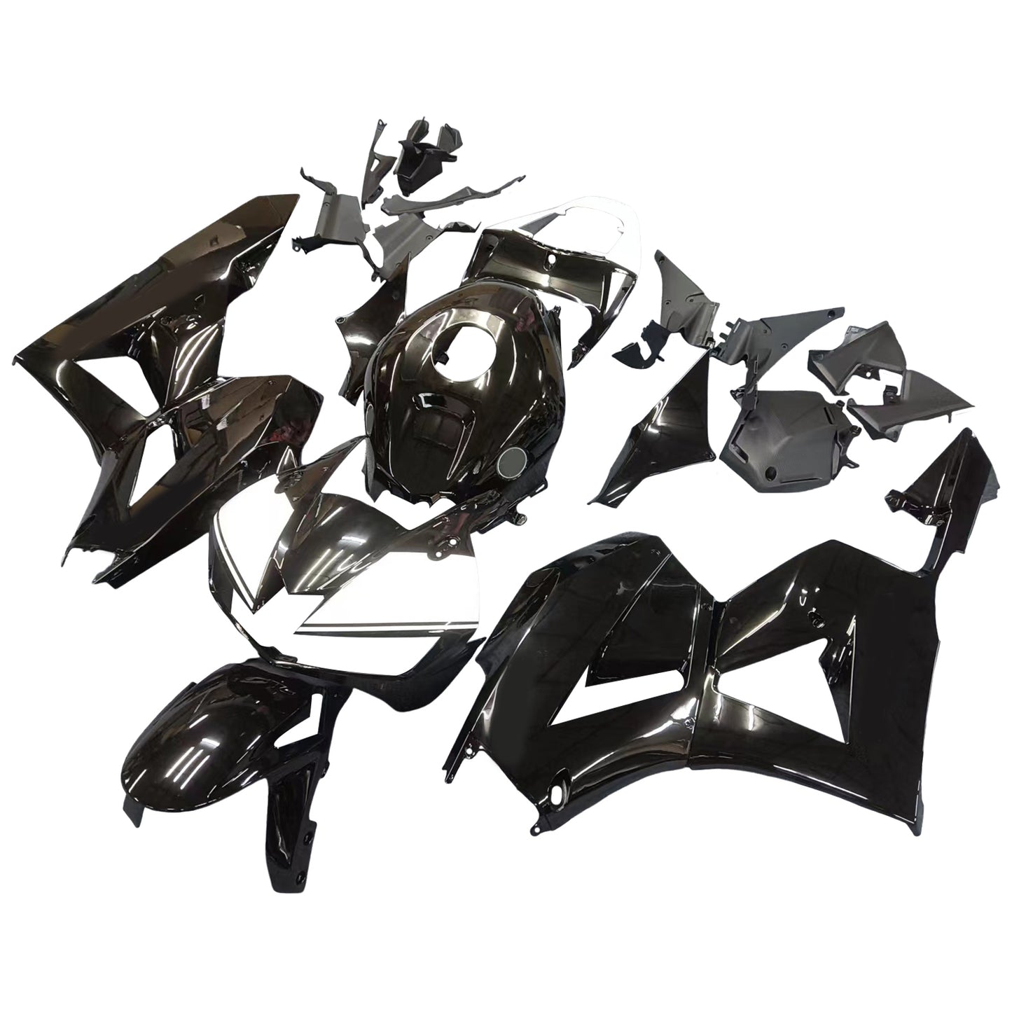 2013-2021 Honda CBR600RR Black CBR Racing Amotopart Fairings