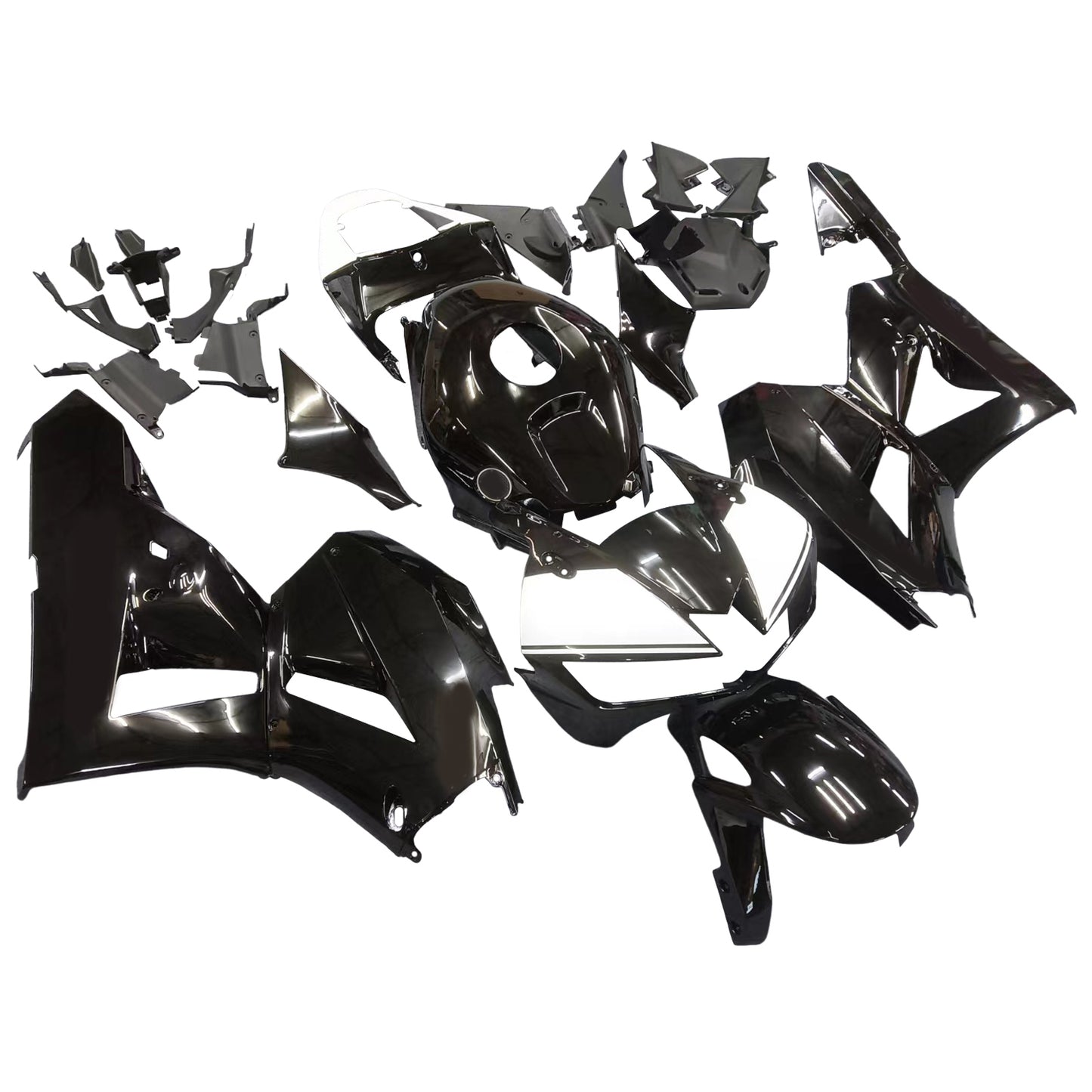 2013-2021 Honda CBR600RR Black CBR Racing Amotopart Fairings