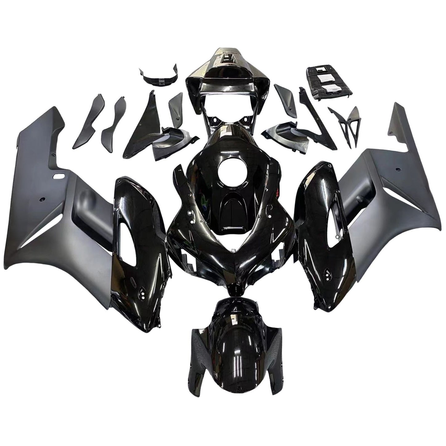 2004-2005 Honda CBR 1000 RR All Black RR Honda Racing Amotopart Fairings