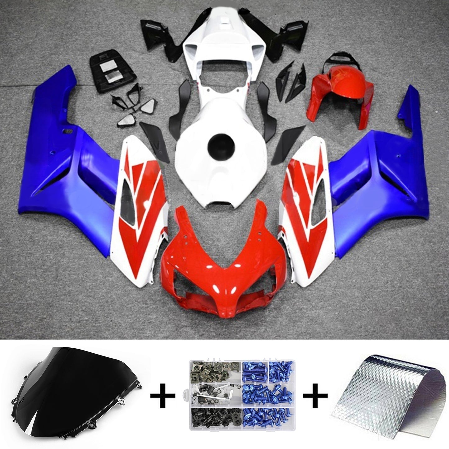 2004-2005 Honda CBR1000RR Injection Fairing Kit Bodywork Plastic ABS#172