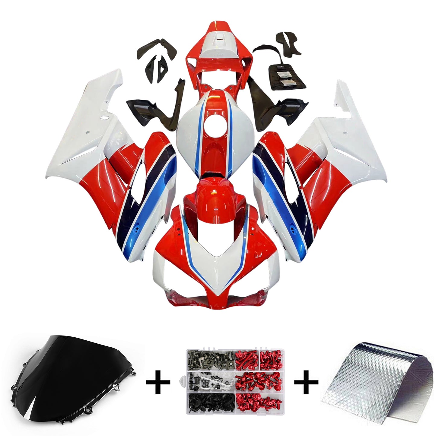 2004-2005 Honda CBR1000RR Injection Fairing Kit Bodywork Plastic ABS#179