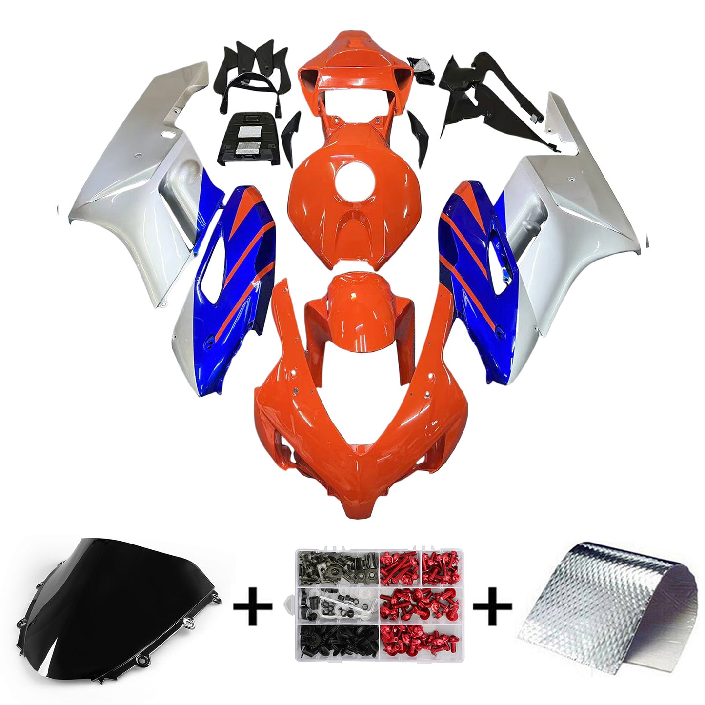 2004-2005 Honda CBR1000RR Injection Fairing Kit Bodywork Plastic ABS#196
