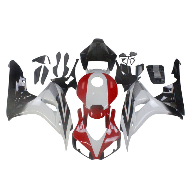 2006-2007 Honda CBR 1000 RR White Red Black CBR Racing Amotopart Fairings