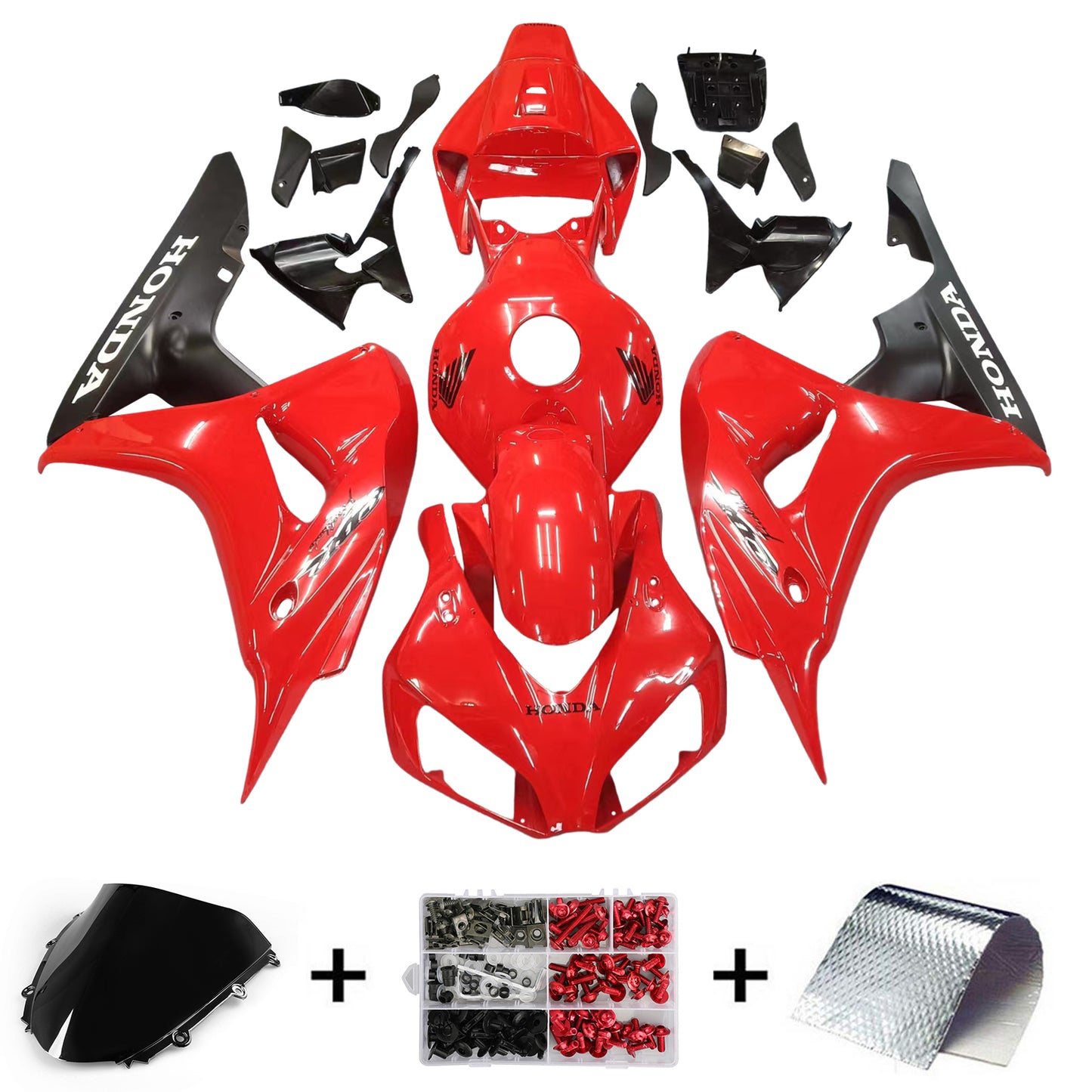 2006-2007 Honda CBR1000RR Injection Fairing Kit Bodywork Plastic ABS #18