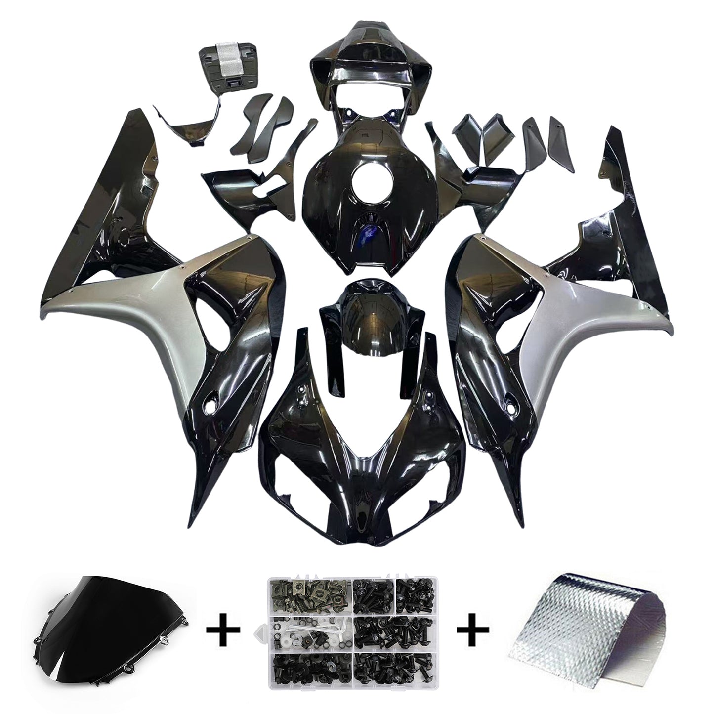 2006-2007 Honda CBR1000RR Injection Fairing Kit Bodywork Plastic ABS #19