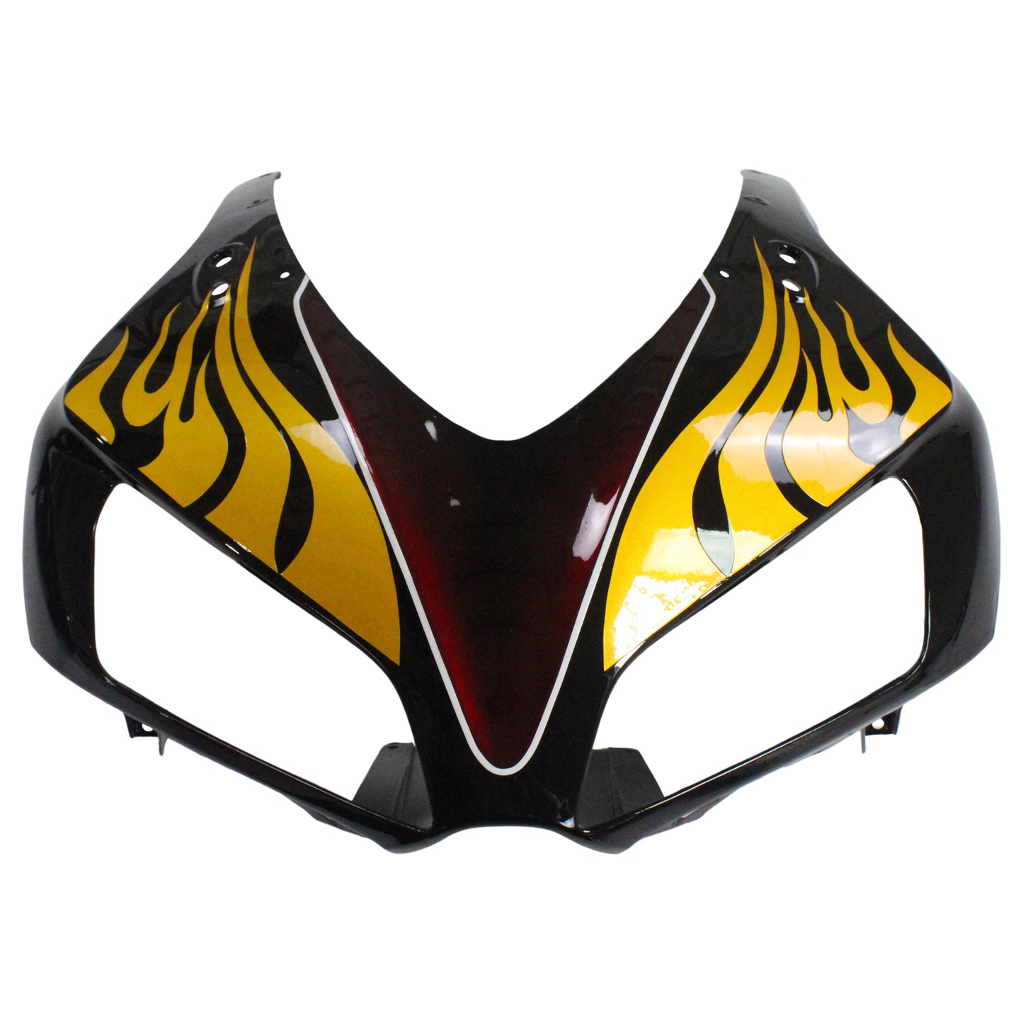 2006-2007 Honda CBR 1000 RR Black & Red Flame Shark Racing Amotopart Fairings