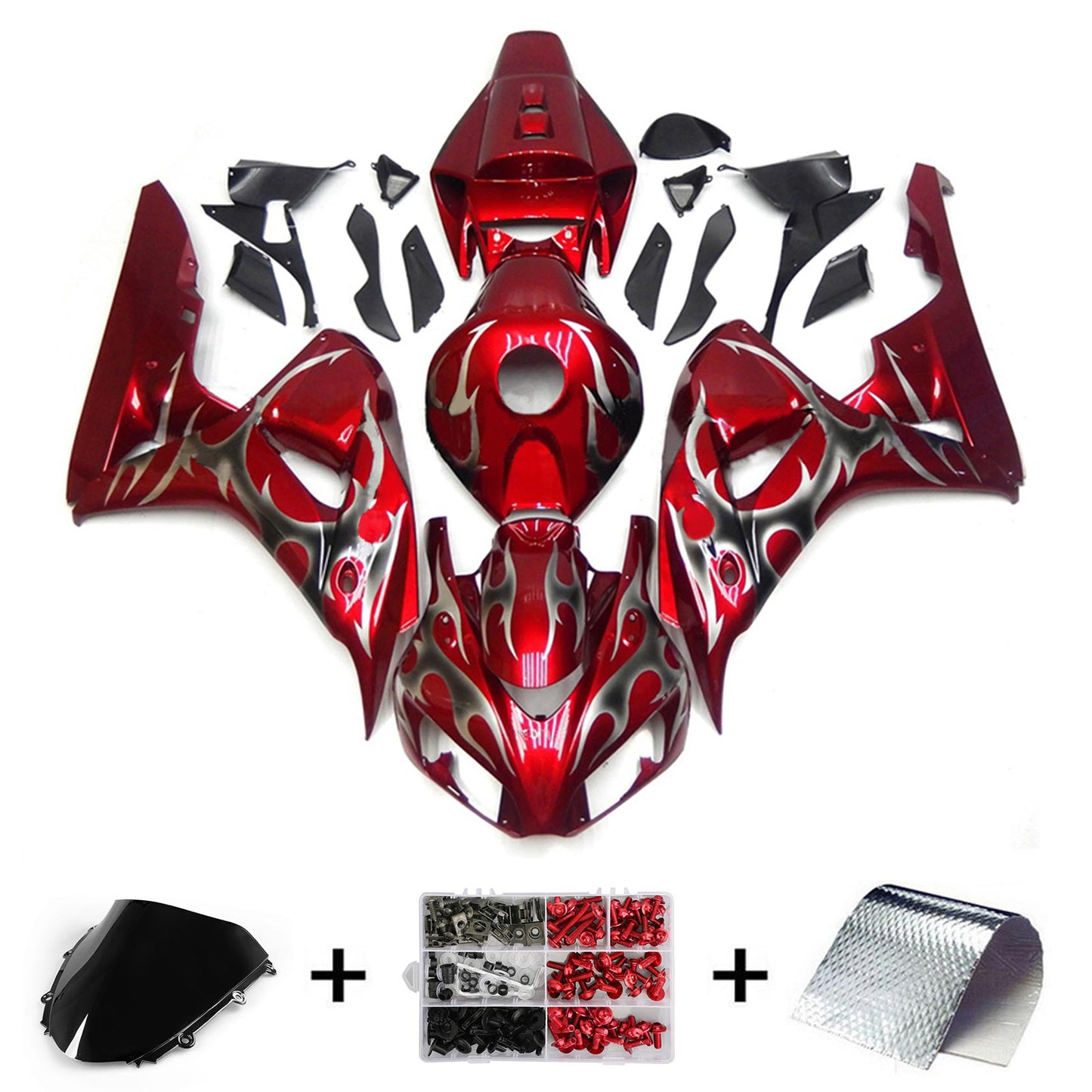 2006-2007 Honda CBR1000RR Fairing Kit Bodywork Plastic ABS