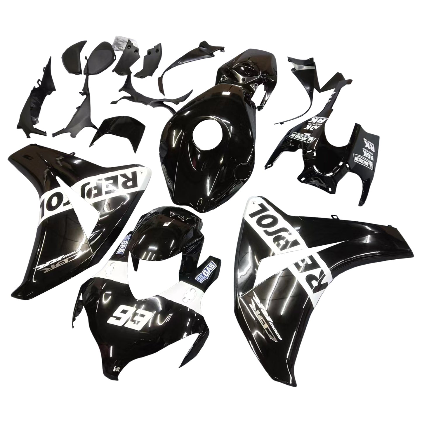 2008-2011 Honda CBR1000RR Injection Fairing Kit Bodywork Plastic ABS #172