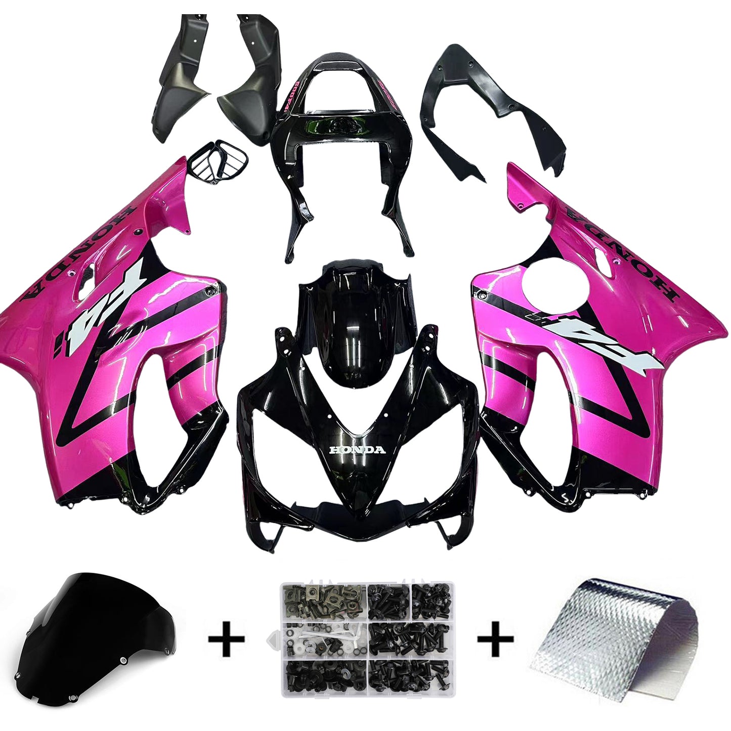 2001-2003 Honda CBR600 F4i Injection Fairing Kit Bodywork Plastic ABS #105