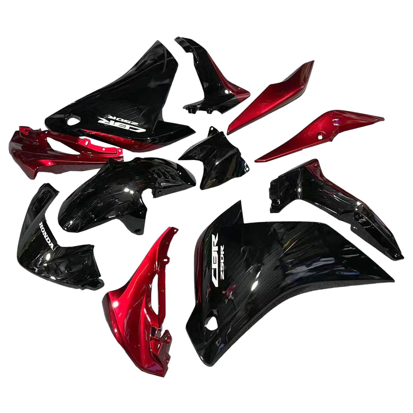 2011-2013 Honda CBR250R Amotopart Injection Fairing Kit Bodywork Plastic ABS #108