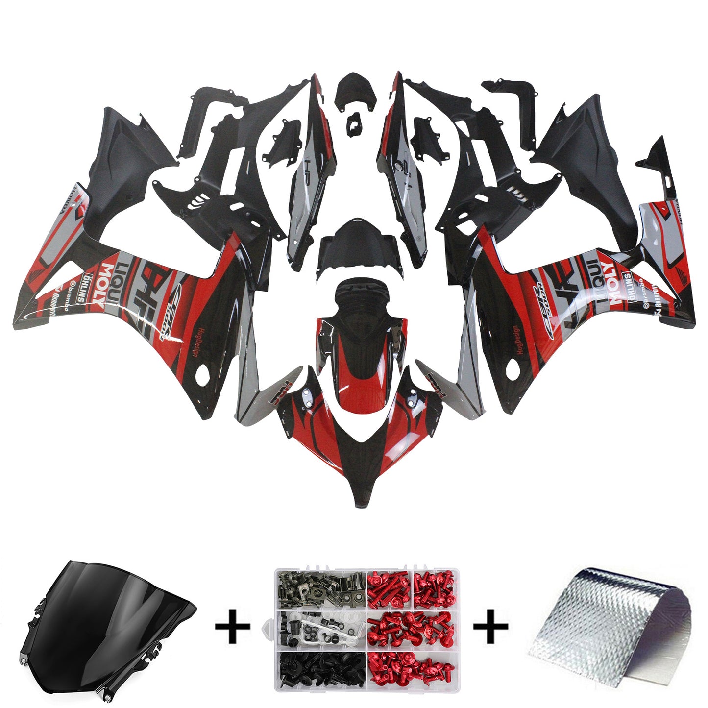 2013-2015 Honda CBR500R Injection Fairing Kit Bodywork Plastic ABS#113