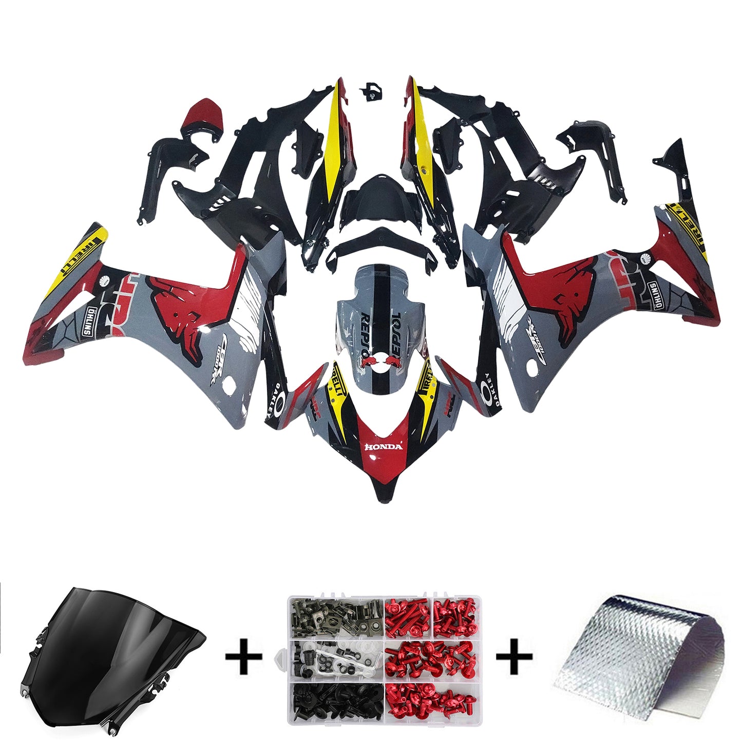 2013-2015 Honda CBR500R Injection Fairing Kit Bodywork Plastic ABS#120