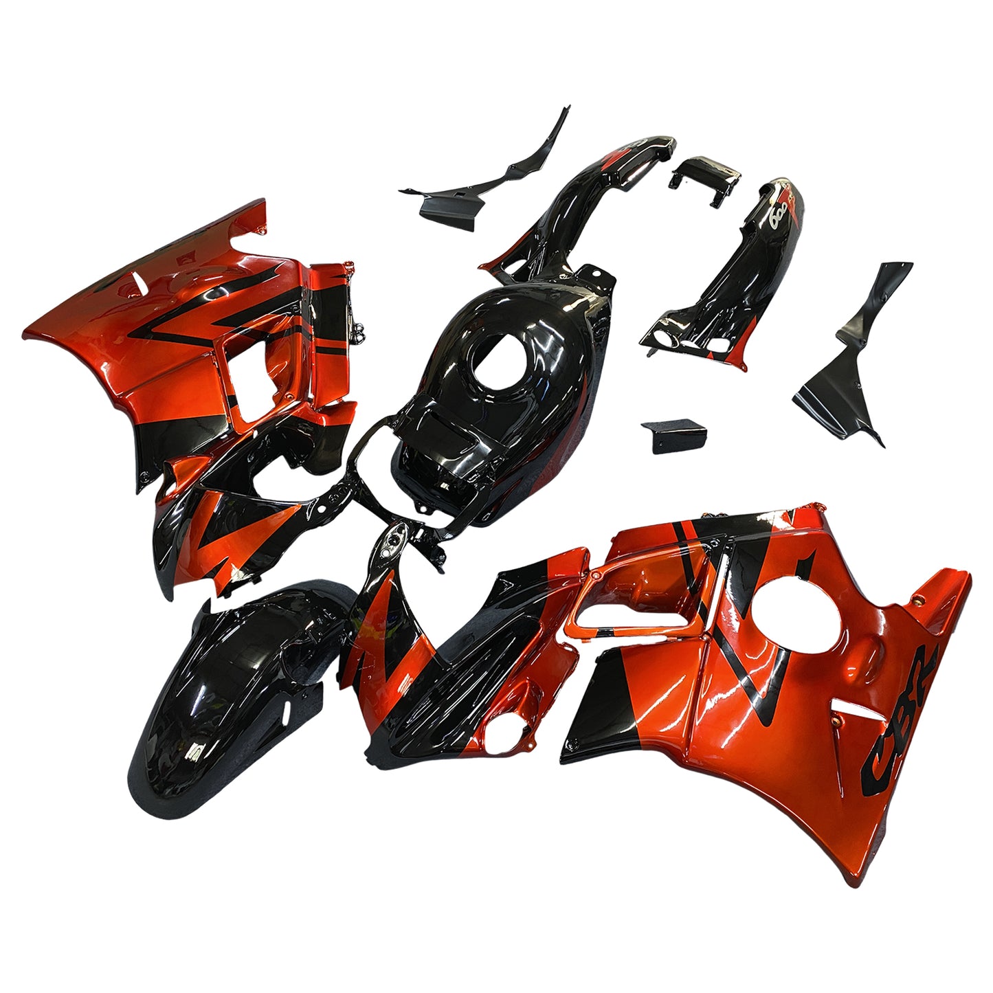 1991-1994 Honda CBR600 F2 Amotopart Injection Fairing Kit Bodywork Plastic ABS #103