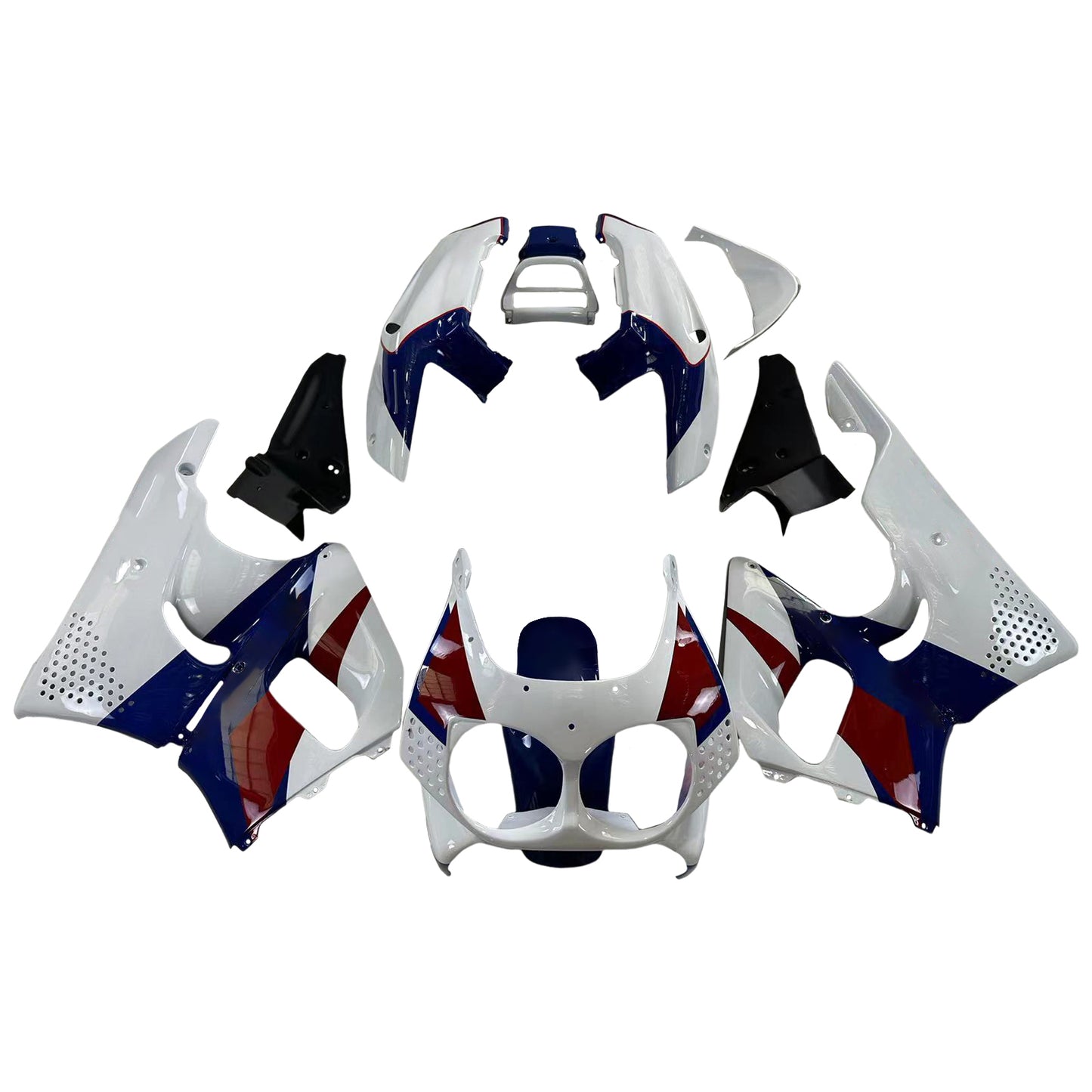 1992-1993 Honda CBR900RR 893 Amotopart Injection Fairing Kit Bodywork Plastic ABS #110