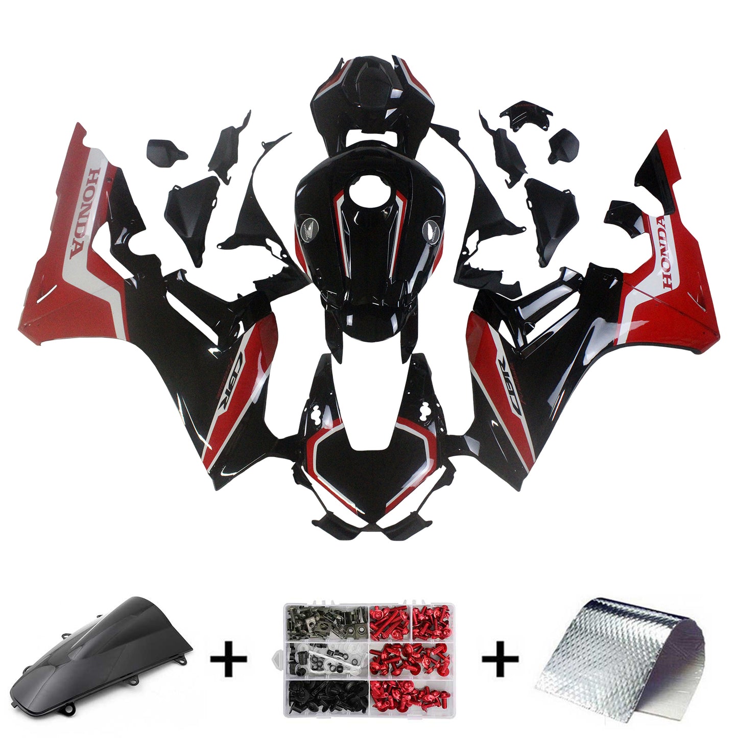 2017-2023 Honda CBR1000RR Amotopart Injection Fairing Kit Bodywork Plastic ABS #101