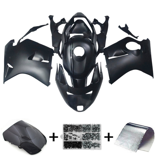 1996-2007 Honda CBR1100XX SuperBlackBird Injection Fairing Kit Bodywork ABS#129