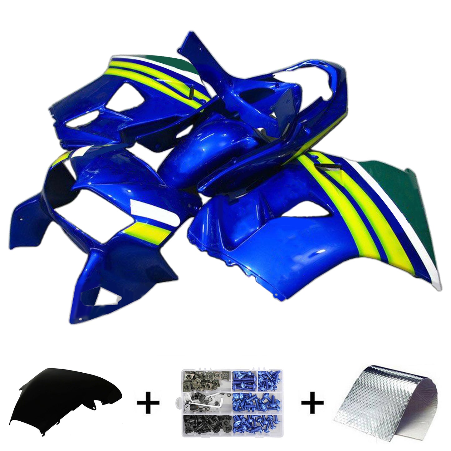 1998-2001 Honda VFR800 Injection Fairing Kit Bodywork Plastic ABS
