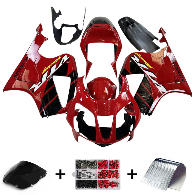 2000-2006 Honda VTR1000 RC51 Amotopart Injection Fairing Kit Bodywork Plastic ABS #106